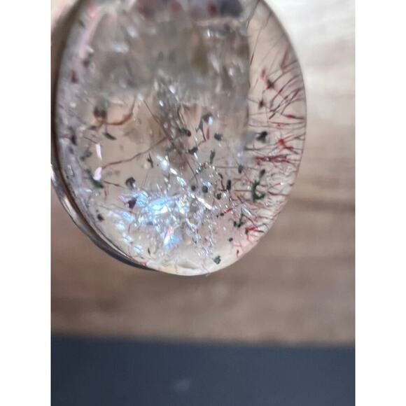 NEW Lepidocrocite super 7 sterling silver oval pendant 4.13 grams - Picture 7 of 10